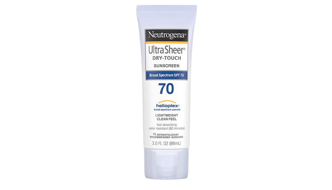 Neutrogena Ultra Sheen Dry-Touch Spf70