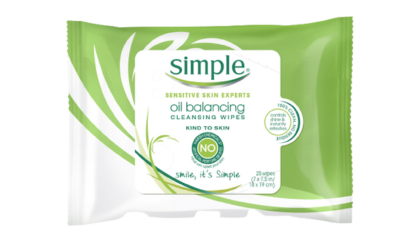 Simple Oil Balancing Cleansing Wipes