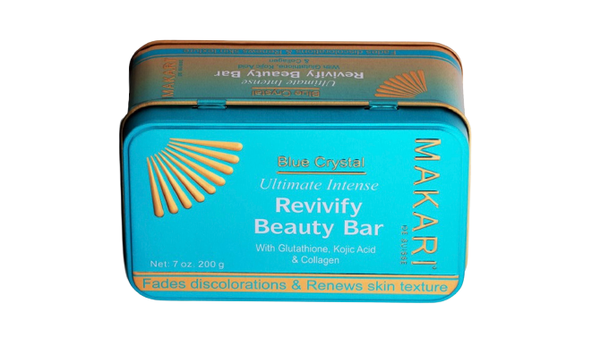 Makari Blue Crystal Revivify Beauty Bar Soap