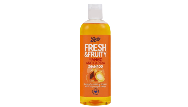 Boots Fresh And Fruity Mango And Papaya Shampoo
