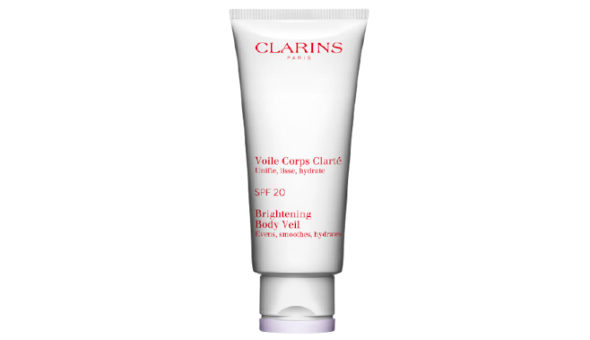 Clarins Brightening Body Veil Spf 20 Smoothes