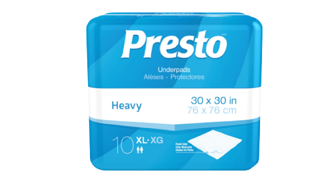 Presto Underpads 10Xl