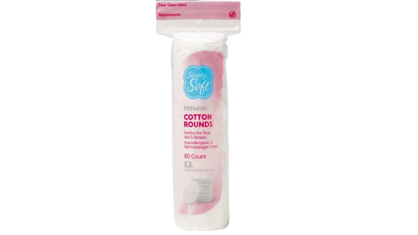 Simply Soft Premium Cotton Rounds 80Count
