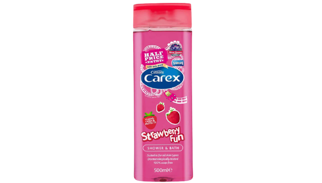 Cussons Carex Strawberry Fun Shower And Bath