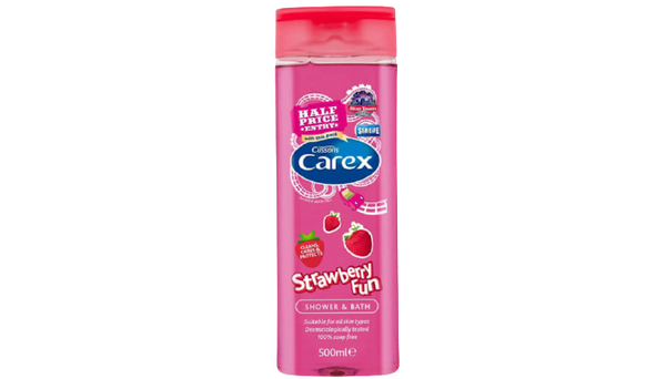 Cussons Carex Strawberry Fun Shower And Bath