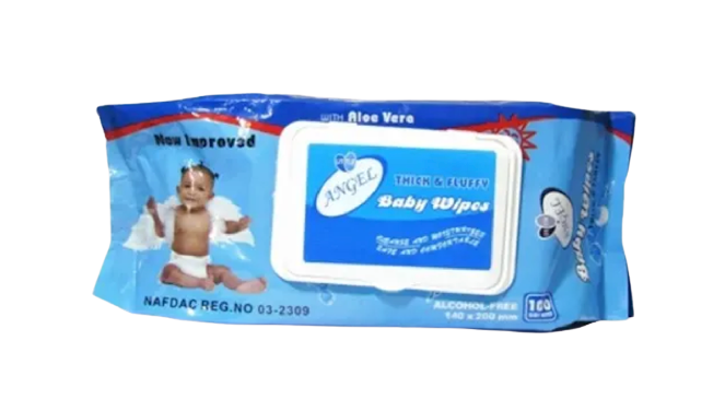 Angel Baby Wipes With Aloe Vera