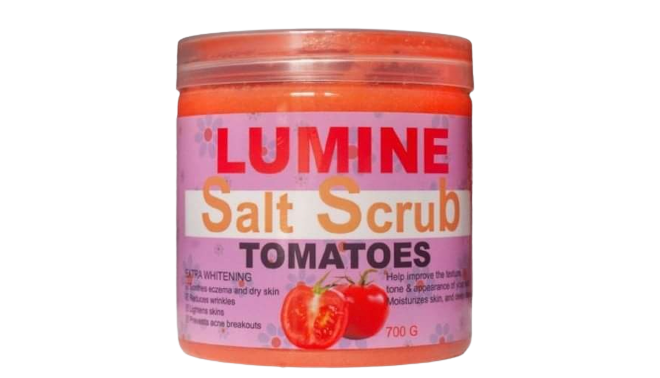 Lumine Salt Scrub Tomatoes