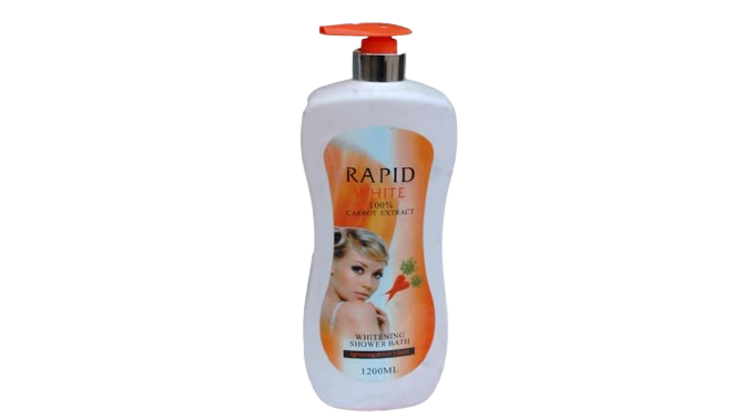 Rapid White Shower Bath