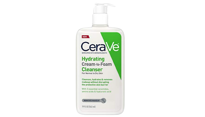 Cerave Hydrating Cream To Foam Cleanser