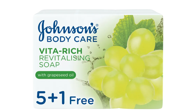 Johnson's Vita Rich Revitalising Soap 5+1