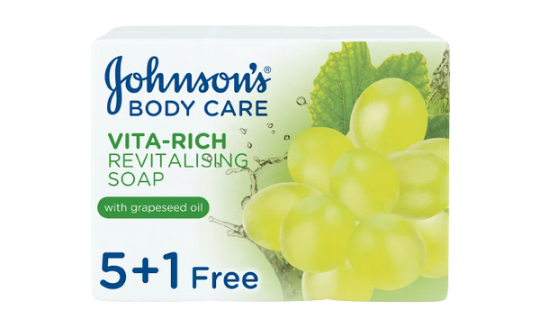 Johnson's Vita Rich Revitalising Soap 5+1