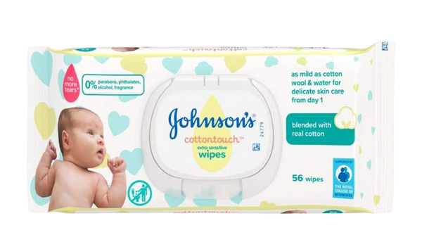 Johnson’s Cotton Touch Baby Wipes