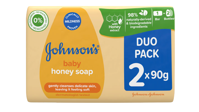 Johnson's Baby Honey Soap Duo Pack