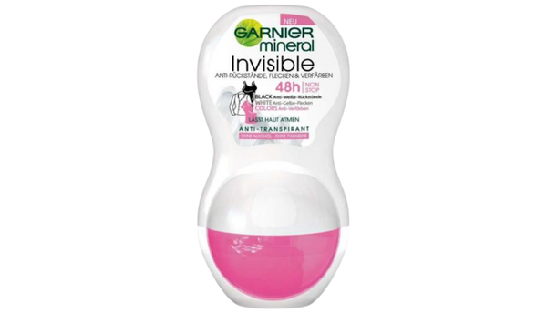 Garnier Mineral Invisible Black White Roll On