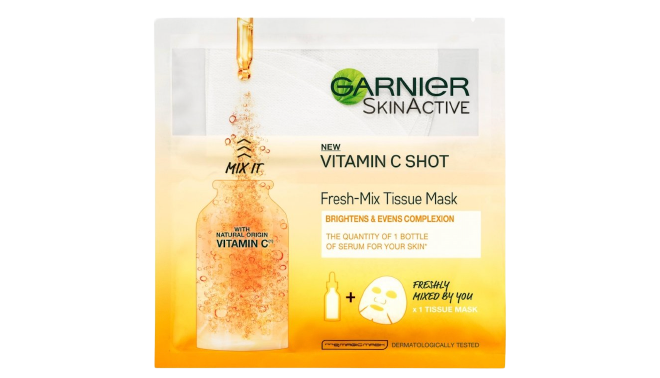 Garnier Vitamin C Shot Fresh Mix Tissue Mask
