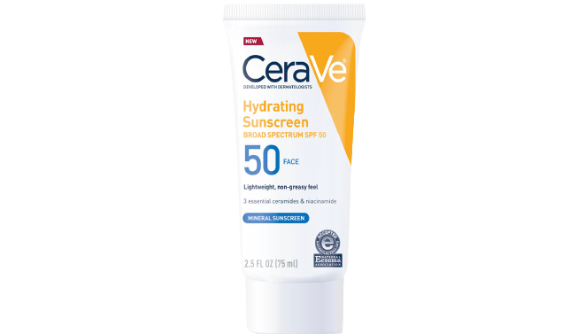 Cerave Hydrating Sunscreen Spf50 50 Face Mineral
Sunscreen