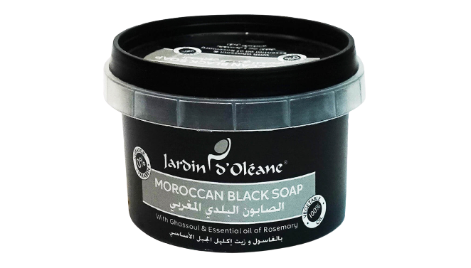 Jardin D Oleane Moroccan Black Soap Rosemary