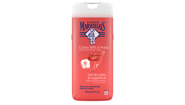 Marseiliais Cotton Milk And Poppy Shower Cream