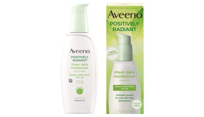Aveeno Positively Radiant Sheer Daily