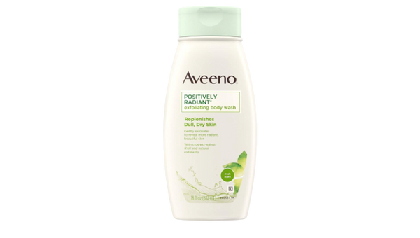 Aveeno Positively Radiant Exfoliating Shower Gel