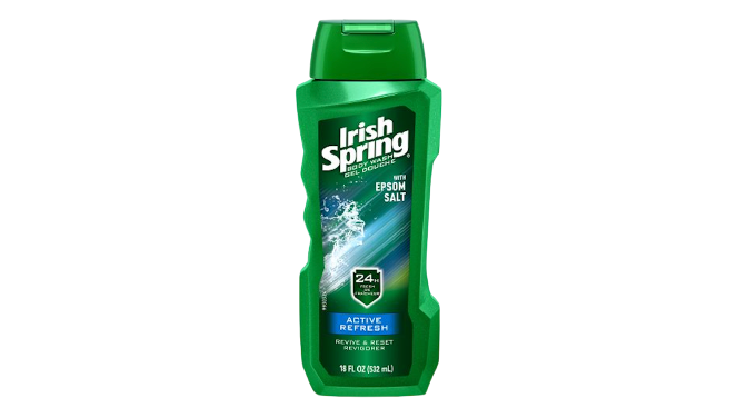 Irish Spring Shower Gel With Epsom Salt Active