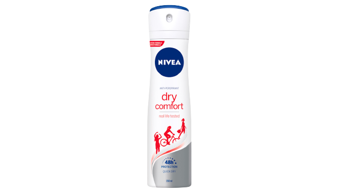 Nivea Dry Comfort Real Life Tested 48H Quick Dry
