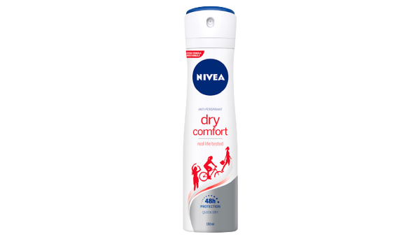 Nivea Dry Comfort Real Life Tested 48H Quick Dry