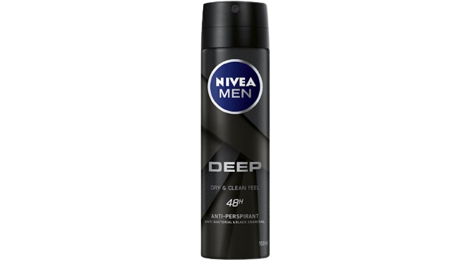 Nivea Deep Black Charcoal Dark Wood