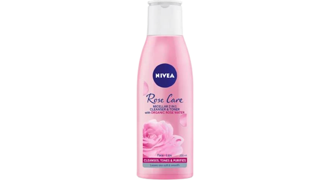 Nivea Rose Care Micellar 2In1 Cleanser And Toner