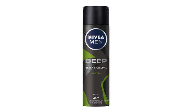 Nivea Deep Black Carbon Amazonia 48H Spray
