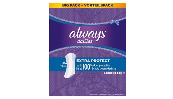 Always Dailies Large Extra Protect 52