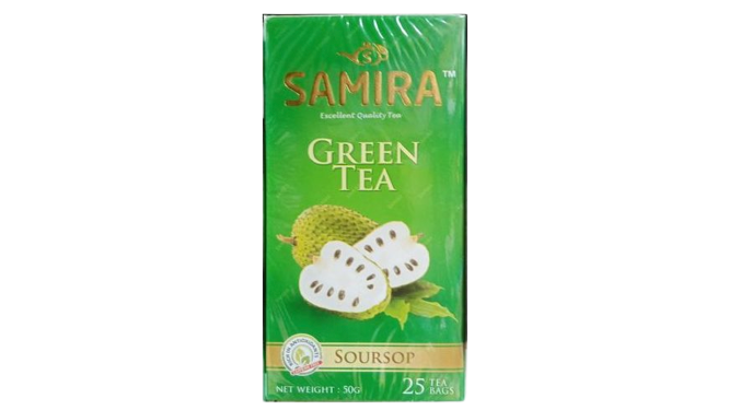 Samira Green Tea Soursop 25 Tea Bags