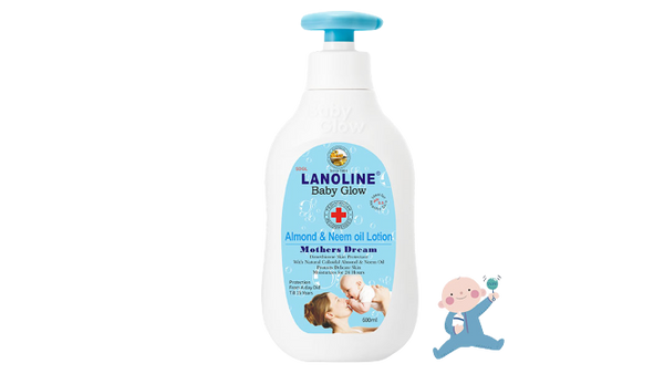 Lanoline Baby Glow Almond And Neem Oil Lotion