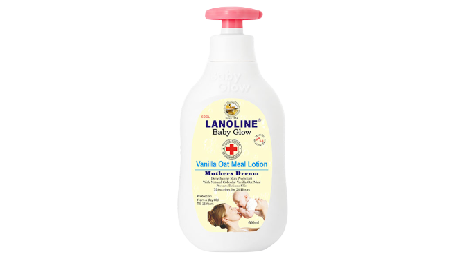 Lanoline Baby Glow Vanills Oat Meal Lotion