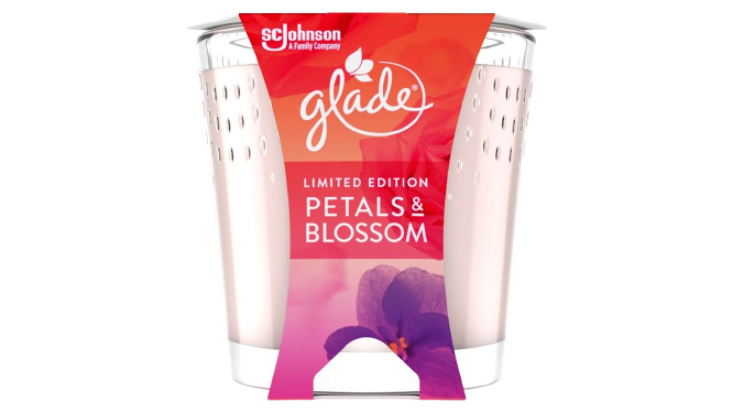 Glade Petals And Blossom Scented Candle