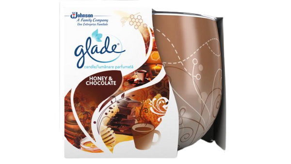Glade Honey And Chocolate Scented Candle