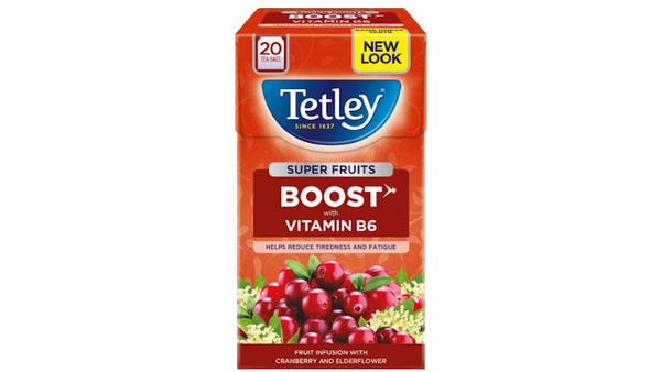 Tetley Super Fruits Boost Whit Vitamin B6
