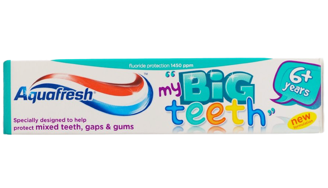 Aqua Fresh Big Teeth 6+Years