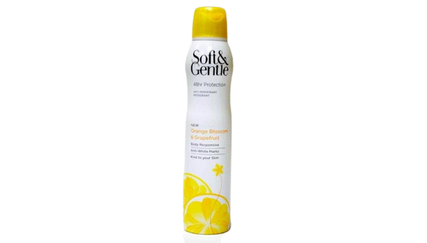 Soft And Gentle Orange And Grape Fruit Body Spray