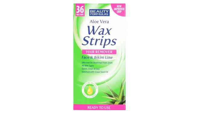 Beauty Formulas Aloe Vera Wax Strips