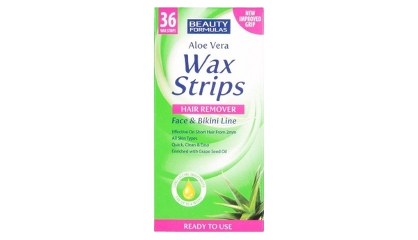 Beauty Formulas Aloe Vera Wax Strips