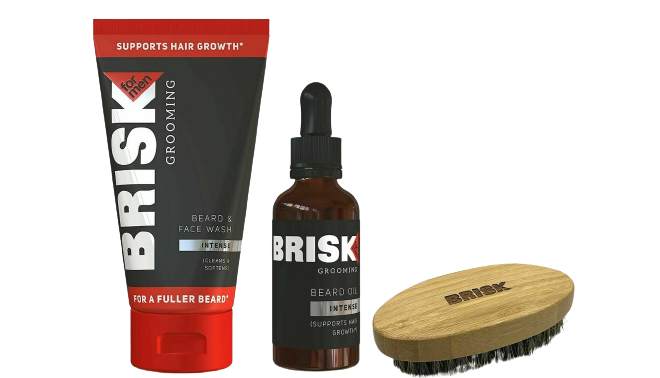 Brisk Grooming Intense Beard Care Kit