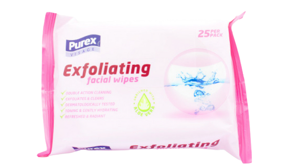 Purex Exfolating Facial Wipes