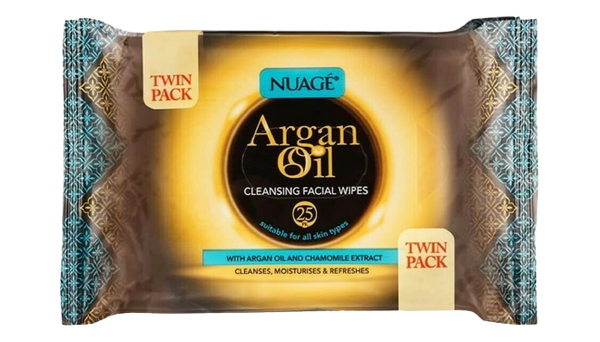 Nuage Argan Oil Cleansing Facial Wipes