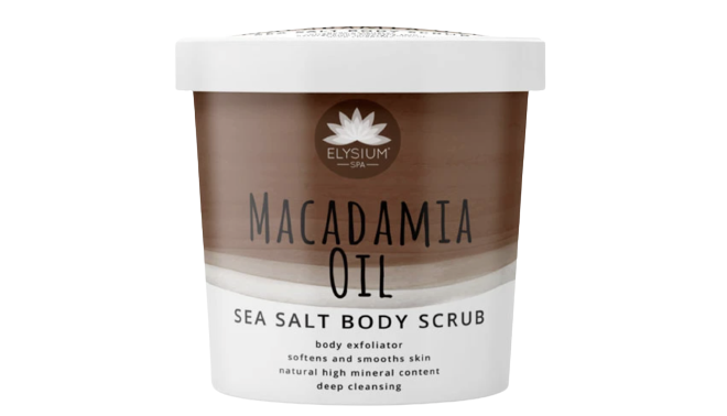Macadamia Oil Sea Salt Body Scrub