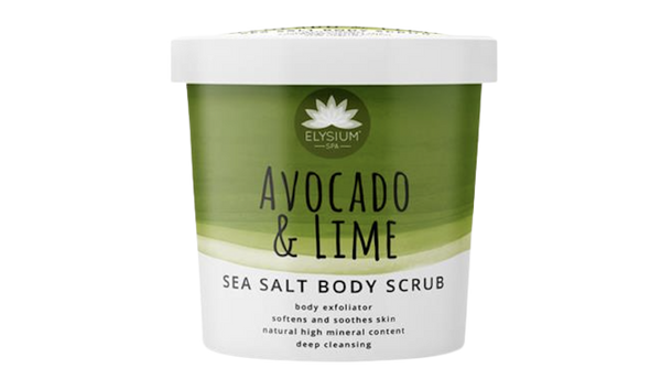 Elysium Avocado And Lime Sea Salt Body Scrub