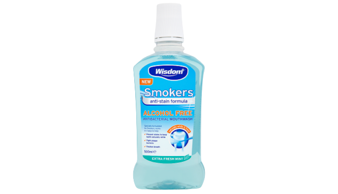 Wisdom Smokers Alcohol Free Mouth Wash