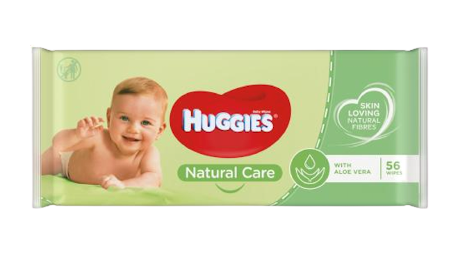 Huggies Natural Care Baby Wipes 56