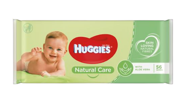 Huggies Natural Care Baby Wipes 56