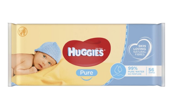 Huggies Pure Water No Perfume Baby Wipes